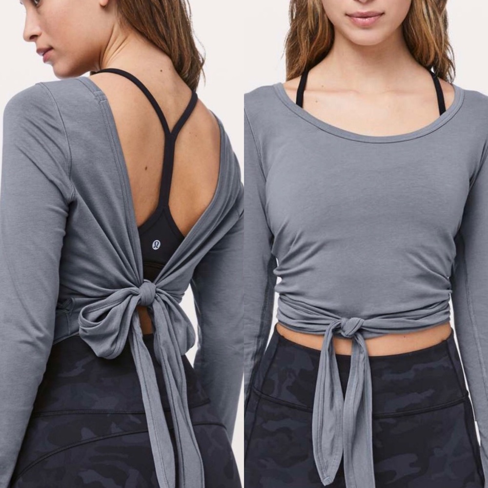 Lululemon It’s a Tie Long Sleeve Wrap Top